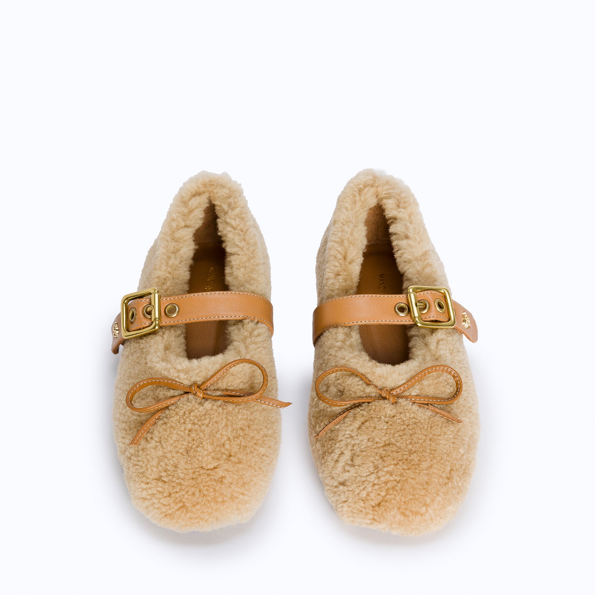 TEDDY BALLERINAS - BEIGE