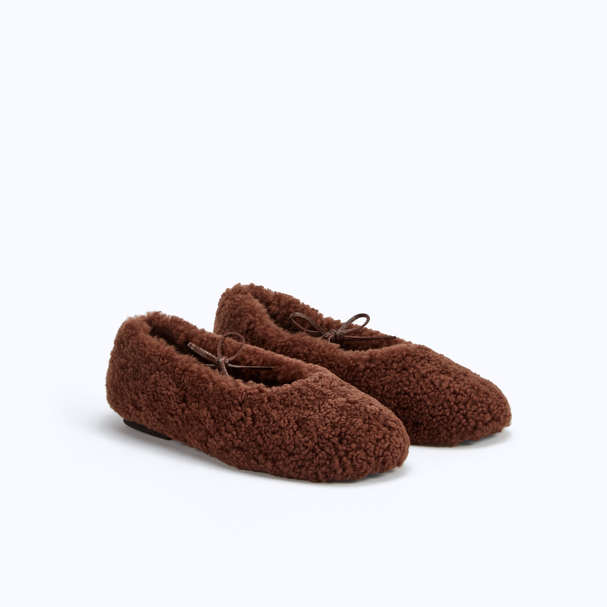 TEDDY BALLERINAS - BROWN