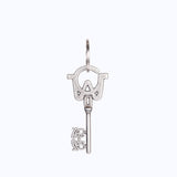 HERITAGE KEY CHARM - ANTIQUE SILVER