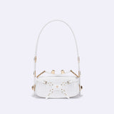 LILITH MINI- WHITE CROC (GOLD)